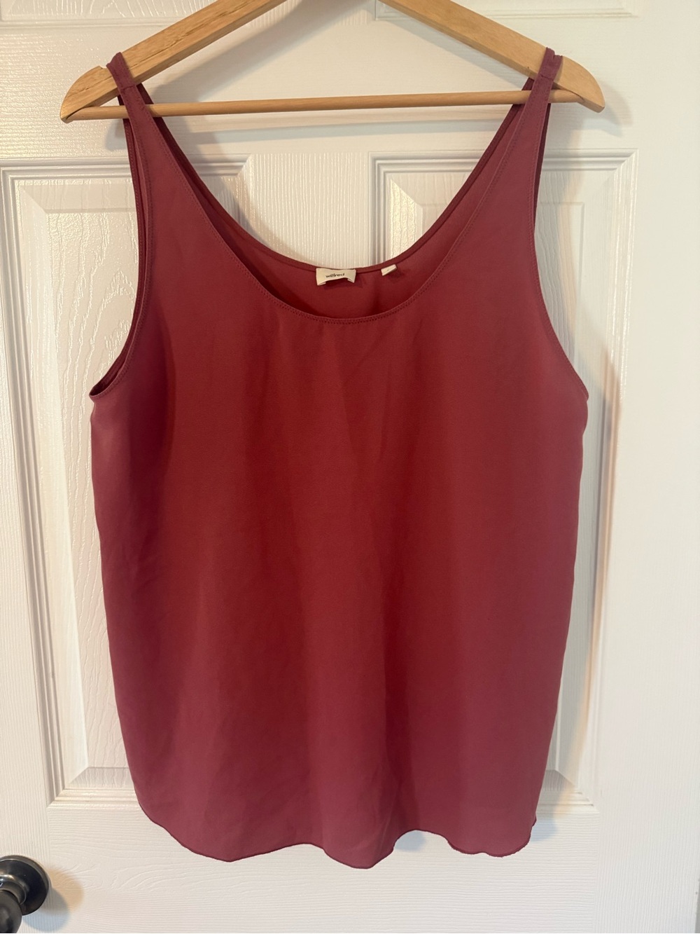 58. WILFRED SCOOP NECK TOP SIZ M